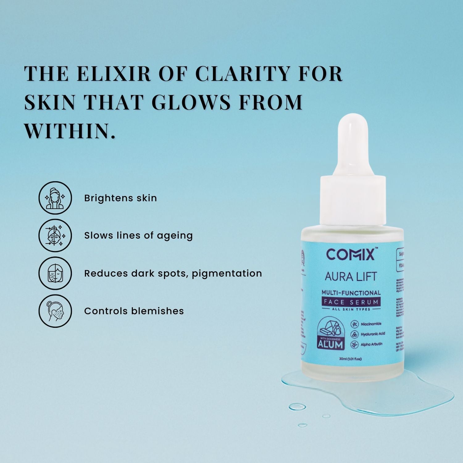Commnix Commix Face Serum: Your Daily Dose of Radiance and Repair