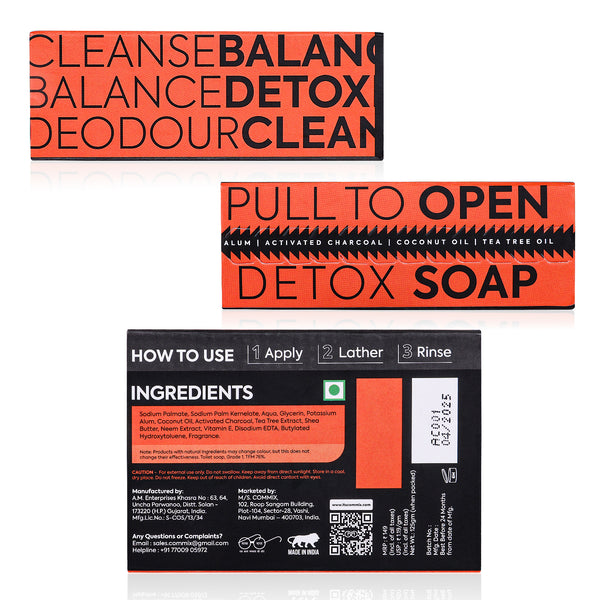 DOUBLE DETOX SOAP WITH GOODNESS OF ALUM