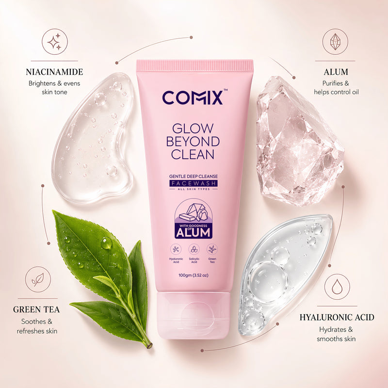 GLOW BEYOND CLEAN – FACEWASH WITH GOODNESS OF ALUM