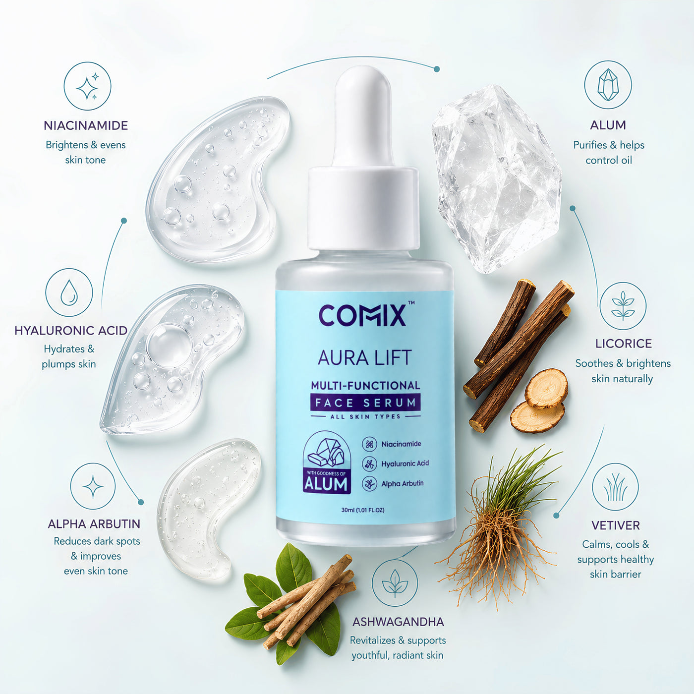 AURA LIFT – FACE SERUM WITH GOODNESS OF ALUM