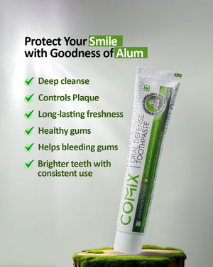 ORAL DEFENSE TOOTHPASTE WITH GOODNESS OF ALUM