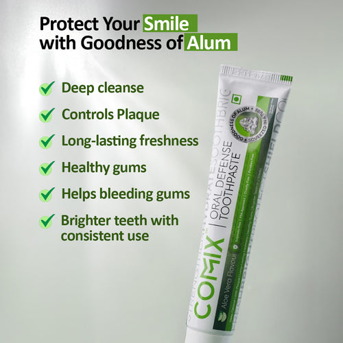 ORAL DEFENSE TOOTHPASTE WITH GOODNESS OF ALUM
