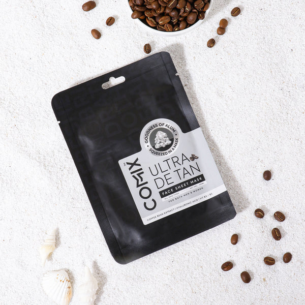 DE TAN – FACE SHEET MASK WITH GOODNESS OF ALUM
