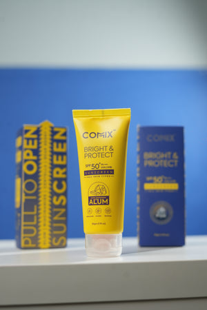 BRIGHT & PROTECT SUNSCREEN WITH GOODNESS OF ALUM