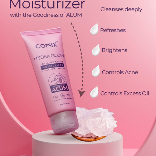 HYDRA GLOW - COLLAGEN BOOST - MOISTURIZER WITH GOODNESS OF ALUM