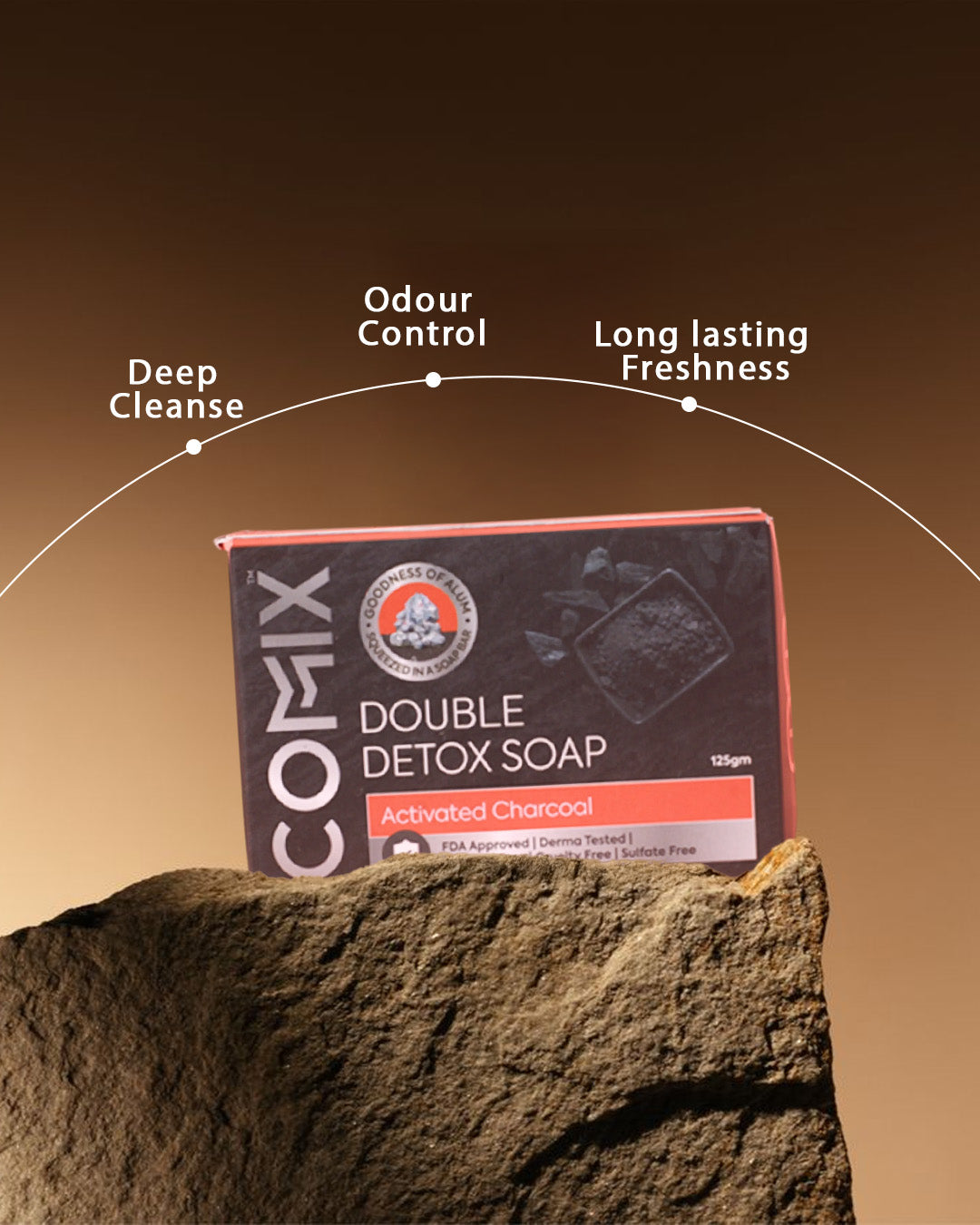DOUBLE DETOX SOAP WITH GOODNESS OF ALUM