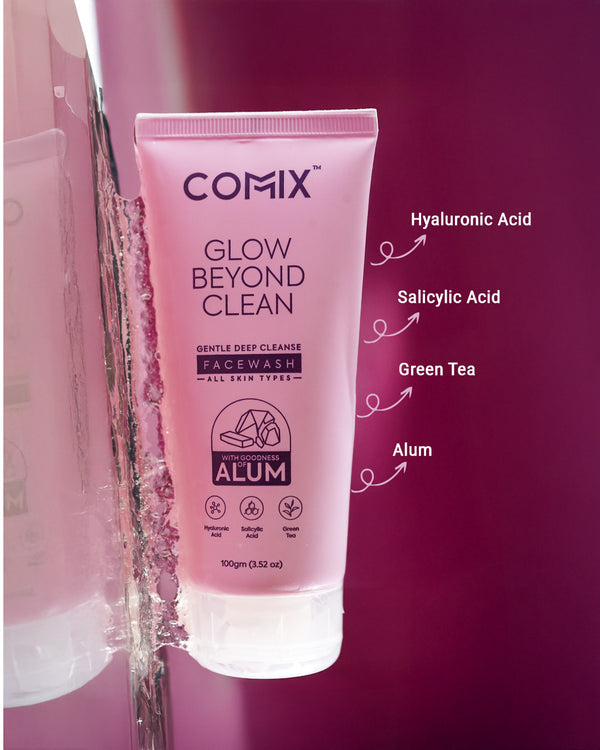 GLOW BEYOND CLEAN – FACEWASH WITH GOODNESS OF ALUM