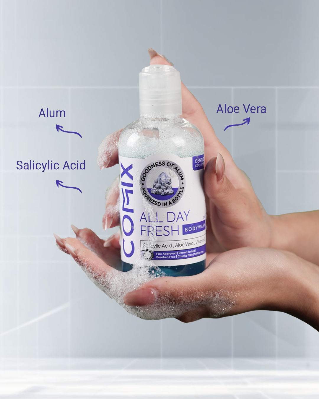 ALL DAY FRESH BODYWASH WITH GOODNESS OF ALUM