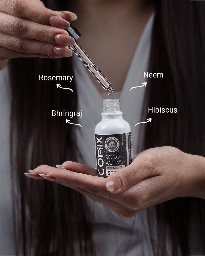 ROOT ACTIVE +  : HAIR GROWTH SERUM WITH GOODNESS OF ALUM