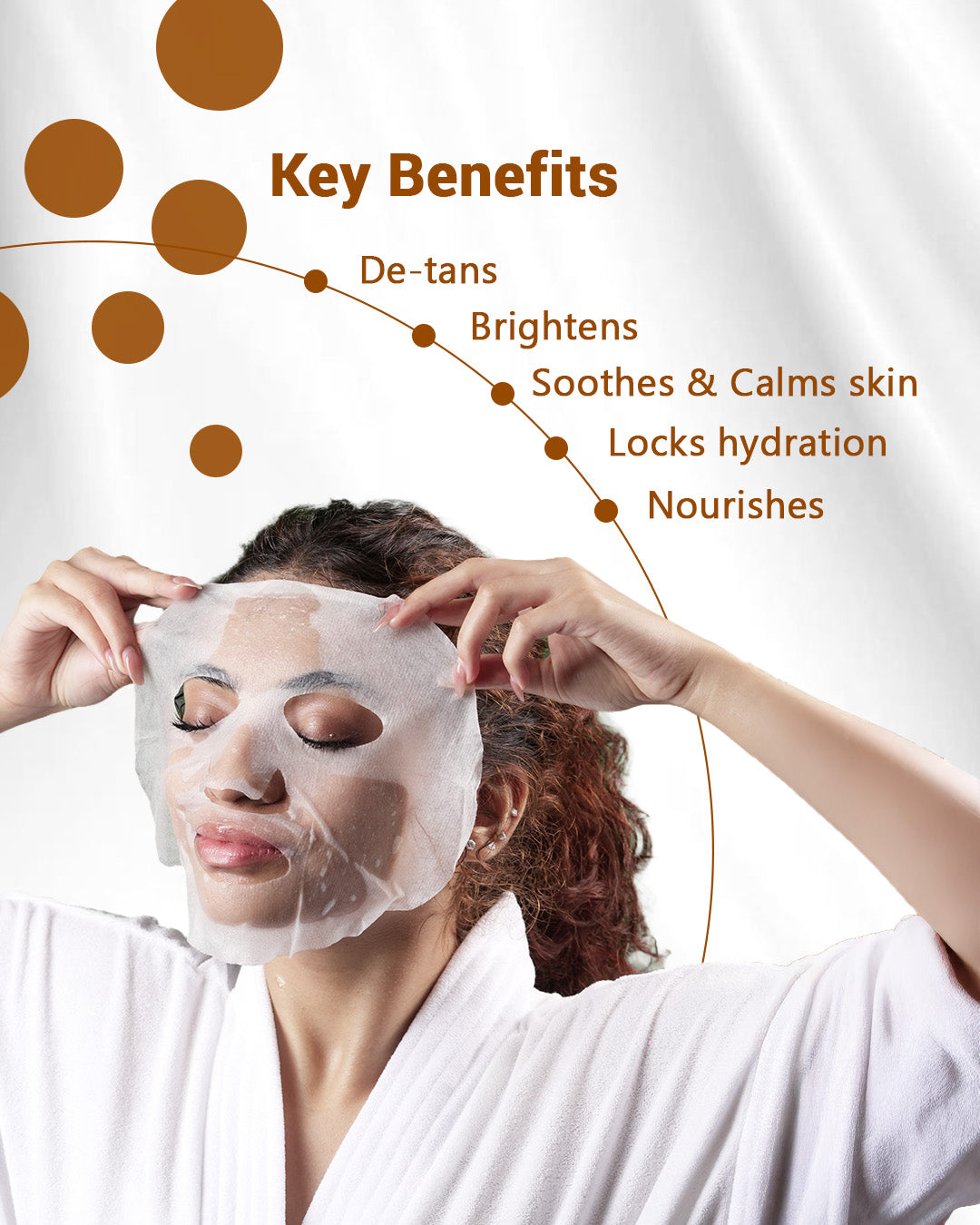 DE TAN – FACE SHEET MASK WITH GOODNESS OF ALUM