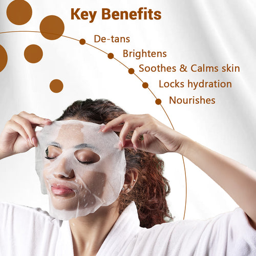 DE TAN – FACE SHEET MASK WITH GOODNESS OF ALUM