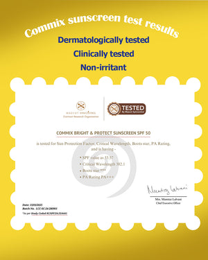 BRIGHT & PROTECT SUNSCREEN WITH GOODNESS OF ALUM